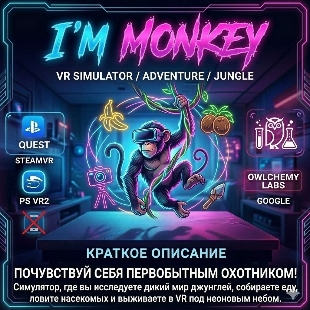 Постер I Am Monkey из подборки VR Games