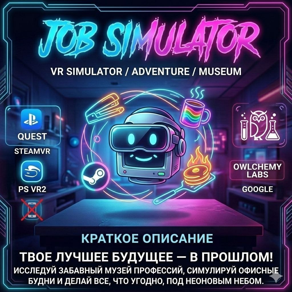 Постер Job Simulator из подборки VR Games